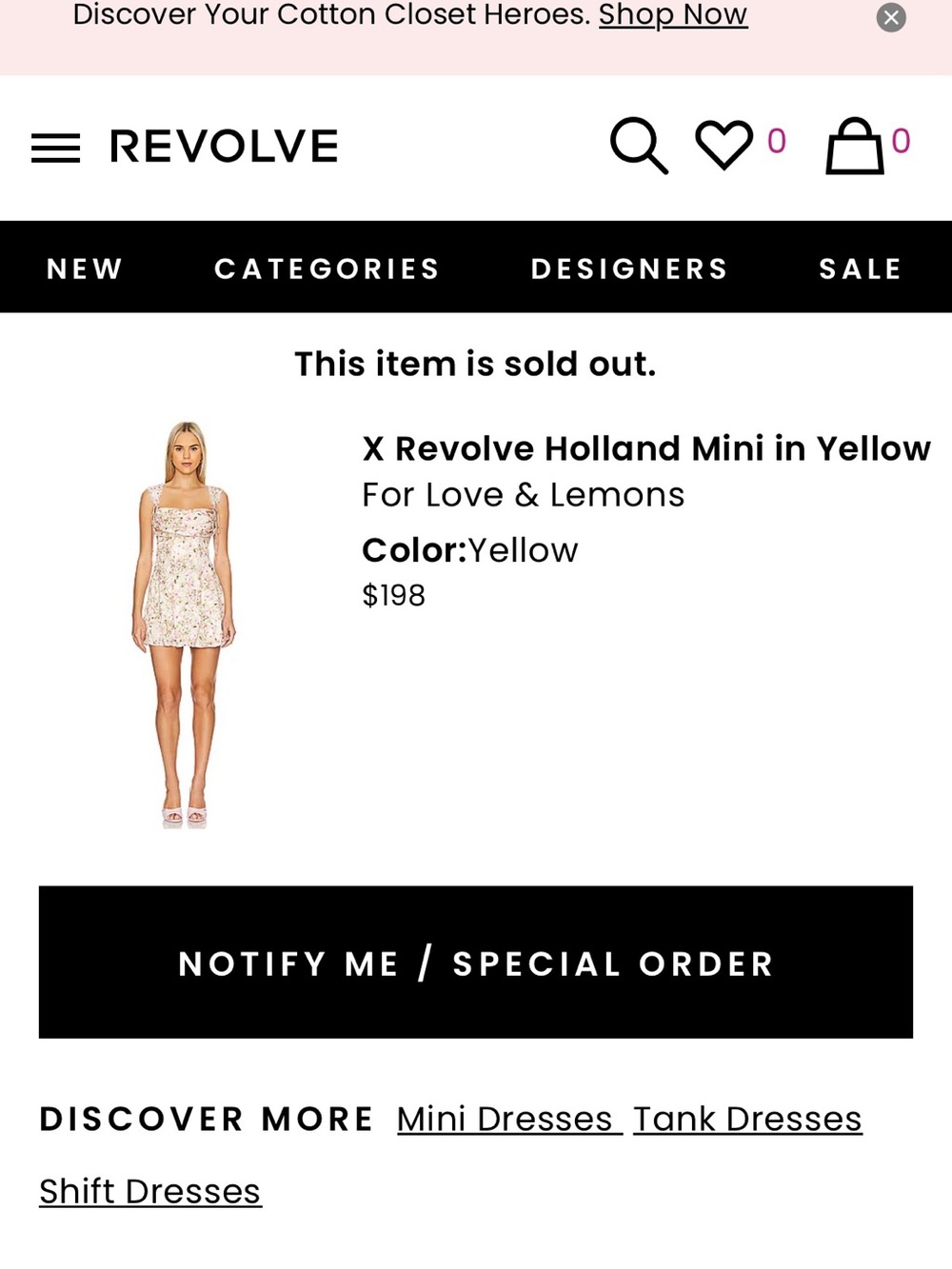 For Love & Lemons Holland Dress - Picture 7 of 11